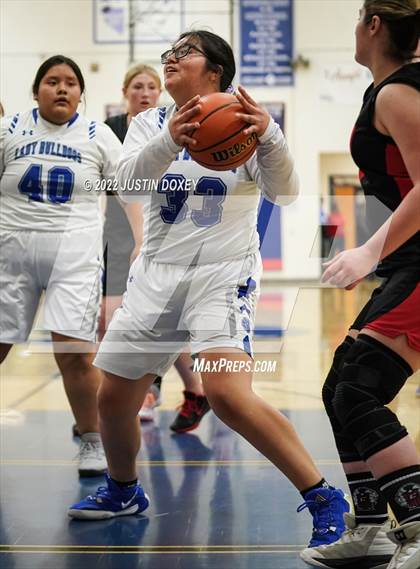 Thumbnail 1 in McDermitt vs Carlin (NIAA 1A East Quarterfinal) photogallery.