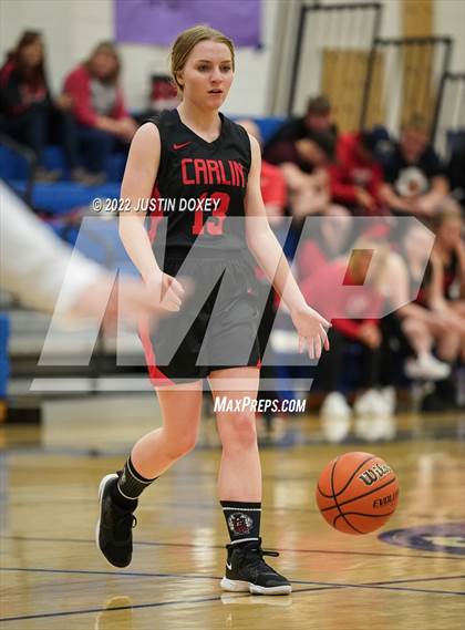 Thumbnail 3 in McDermitt vs Carlin (NIAA 1A East Quarterfinal) photogallery.
