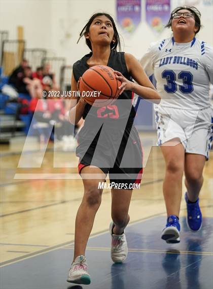 Thumbnail 1 in McDermitt vs Carlin (NIAA 1A East Quarterfinal) photogallery.