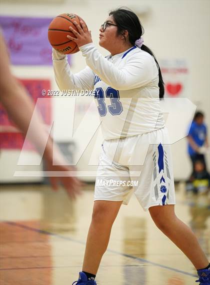 Thumbnail 2 in McDermitt vs Carlin (NIAA 1A East Quarterfinal) photogallery.
