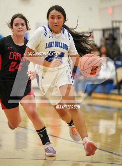 Thumbnail 1 in McDermitt vs Carlin (NIAA 1A East Quarterfinal) photogallery.