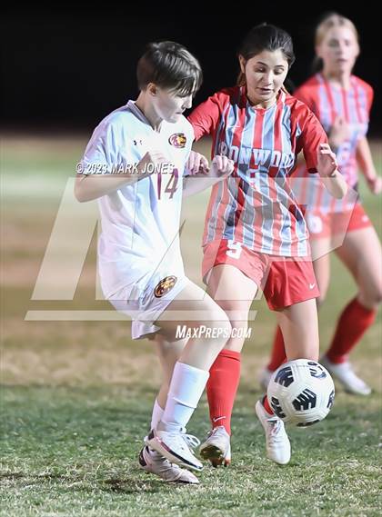 Thumbnail 2 in Ironwood vs. Mountain Pointe (Senior Night) photogallery.