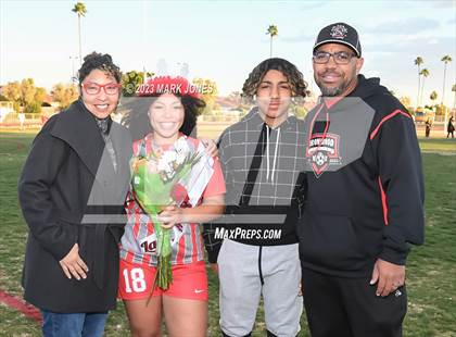 Thumbnail 3 in Ironwood vs. Mountain Pointe (Senior Night) photogallery.