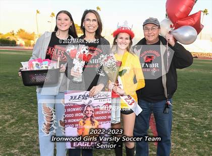 Thumbnail 3 in Ironwood vs. Mountain Pointe (Senior Night) photogallery.