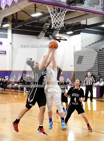 Thumbnail 2 in Villa Maria Academy vs. Desert Oasis (Tarkanian Classic) photogallery.
