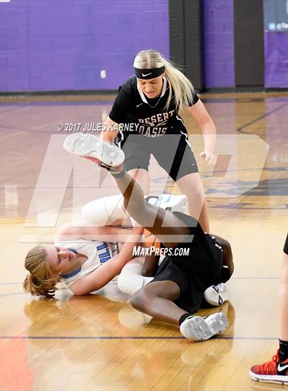 Thumbnail 2 in Villa Maria Academy vs. Desert Oasis (Tarkanian Classic) photogallery.