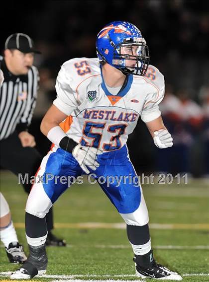 Thumbnail 3 in Oaks Christian vs. Westlake (CIF SS Northern Division Final) photogallery.