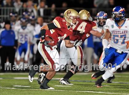 Thumbnail 2 in Oaks Christian vs. Westlake (CIF SS Northern Division Final) photogallery.
