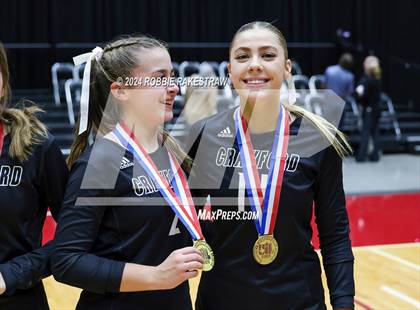 Thumbnail 2 in Iola vs. Crawford (UIL 2A Volleyball Division II Final Medal Ceremony) photogallery.