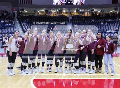 Thumbnail 3 in Iola vs. Crawford (UIL 2A Volleyball Division II Final Medal Ceremony) photogallery.