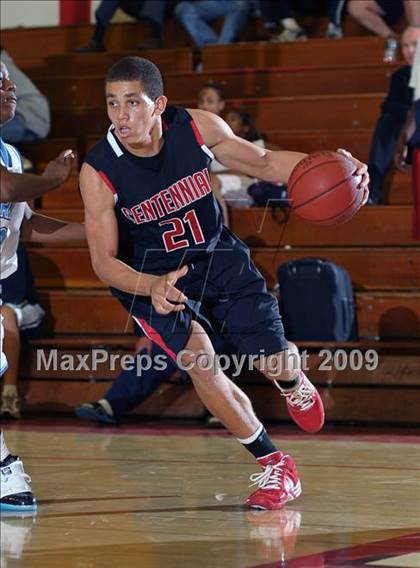 Thumbnail 1 in Centennial vs. Sylmar (Rose City Round Ball Classic) photogallery.
