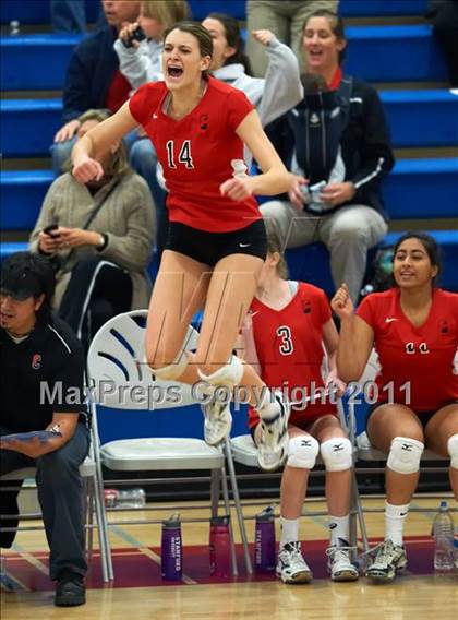 Thumbnail 2 in Castilleja vs. Woodside Priory (CIF CCS D5 Final) photogallery.