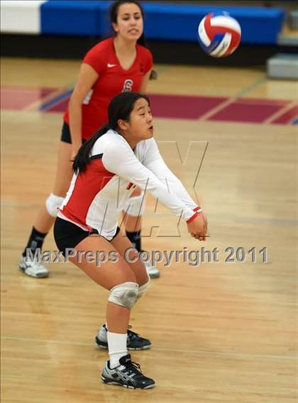 Thumbnail 2 in Castilleja vs. Woodside Priory (CIF CCS D5 Final) photogallery.