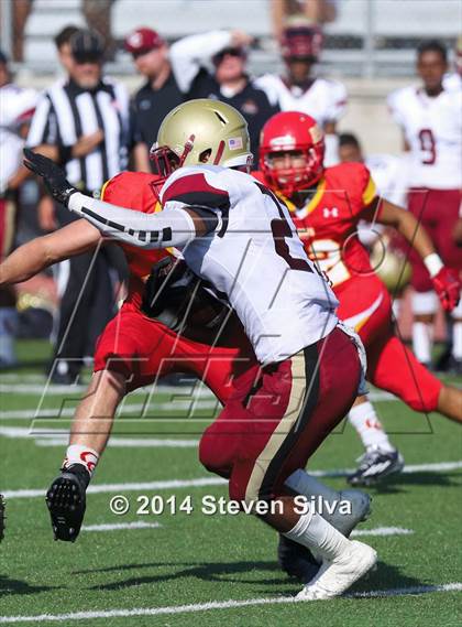 Thumbnail 1 in Cathedral Catholic vs. Oaks Christian (2014 Honor Bowl - SoCal) photogallery.