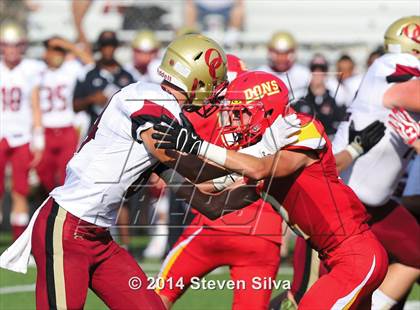 Thumbnail 1 in Cathedral Catholic vs. Oaks Christian (2014 Honor Bowl - SoCal) photogallery.