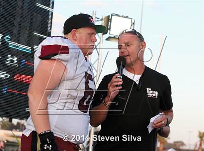 Thumbnail 3 in Cathedral Catholic vs. Oaks Christian (2014 Honor Bowl - SoCal) photogallery.
