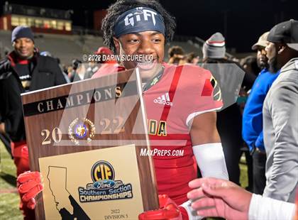 Thumbnail 1 in Etiwanda vs St. Francis (CIF SS Division 5 Final - Awards) photogallery.