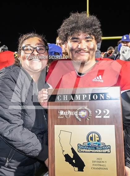 Thumbnail 1 in Etiwanda vs St. Francis (CIF SS Division 5 Final - Awards) photogallery.