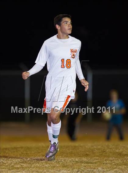 Thumbnail 2 in Soccer East Lincolnton vs. Lincolnton (NCHSAA Playoffs) photogallery.