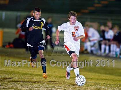 Thumbnail 2 in Soccer East Lincolnton vs. Lincolnton (NCHSAA Playoffs) photogallery.