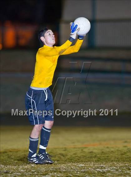 Thumbnail 2 in Soccer East Lincolnton vs. Lincolnton (NCHSAA Playoffs) photogallery.