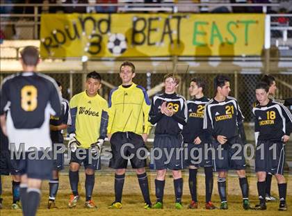 Thumbnail 1 in Soccer East Lincolnton vs. Lincolnton (NCHSAA Playoffs) photogallery.
