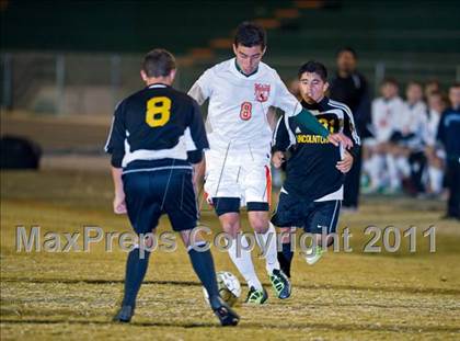Thumbnail 1 in Soccer East Lincolnton vs. Lincolnton (NCHSAA Playoffs) photogallery.