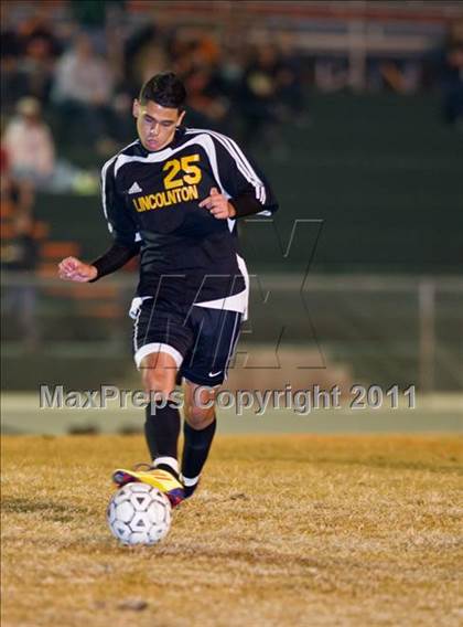 Thumbnail 3 in Soccer East Lincolnton vs. Lincolnton (NCHSAA Playoffs) photogallery.
