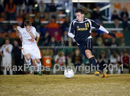 Thumbnail 2 in Soccer East Lincolnton vs. Lincolnton (NCHSAA Playoffs) photogallery.