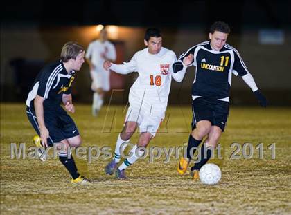 Thumbnail 1 in Soccer East Lincolnton vs. Lincolnton (NCHSAA Playoffs) photogallery.