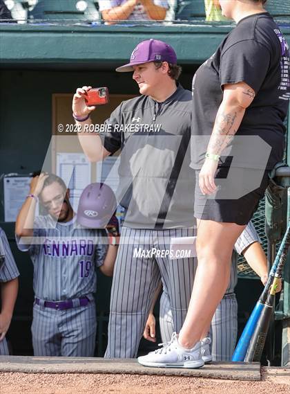 Thumbnail 2 in Nazareth vs. Kennard (UIL 1A Baseball Semifinal) photogallery.