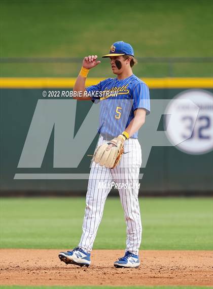 Thumbnail 3 in Nazareth vs. Kennard (UIL 1A Baseball Semifinal) photogallery.