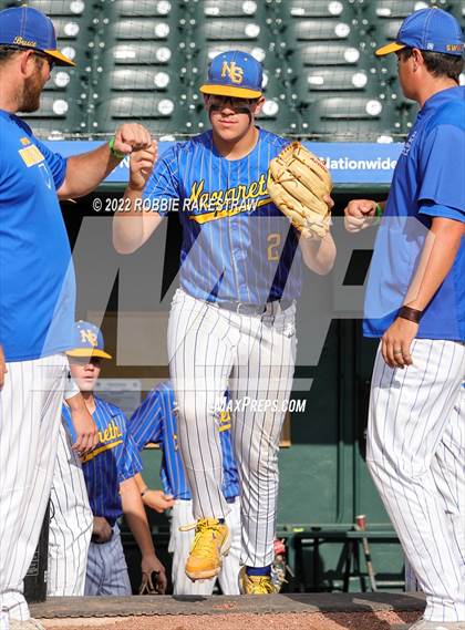 Thumbnail 1 in Nazareth vs. Kennard (UIL 1A Baseball Semifinal) photogallery.