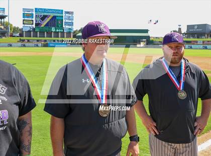 Thumbnail 3 in Nazareth vs. Kennard (UIL 1A Baseball Semifinal) photogallery.