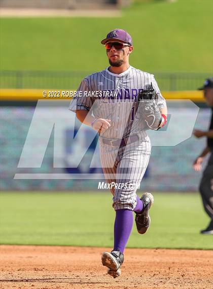 Thumbnail 2 in Nazareth vs. Kennard (UIL 1A Baseball Semifinal) photogallery.