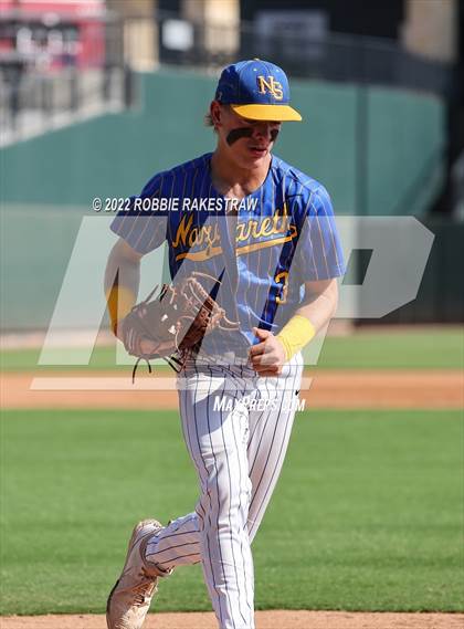 Thumbnail 2 in Nazareth vs. Kennard (UIL 1A Baseball Semifinal) photogallery.