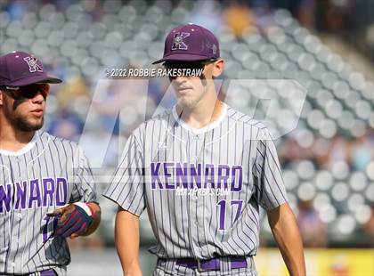 Thumbnail 1 in Nazareth vs. Kennard (UIL 1A Baseball Semifinal) photogallery.
