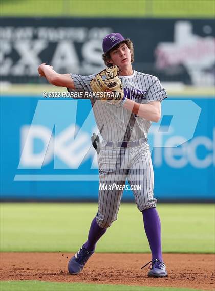 Thumbnail 3 in Nazareth vs. Kennard (UIL 1A Baseball Semifinal) photogallery.