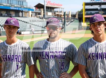 Thumbnail 3 in Nazareth vs. Kennard (UIL 1A Baseball Semifinal) photogallery.