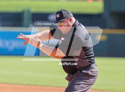 Thumbnail 3 in Nazareth vs. Kennard (UIL 1A Baseball Semifinal) photogallery.