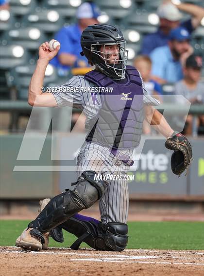 Thumbnail 1 in Nazareth vs. Kennard (UIL 1A Baseball Semifinal) photogallery.