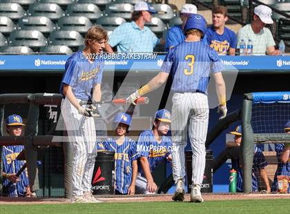 Thumbnail 1 in Nazareth vs. Kennard (UIL 1A Baseball Semifinal) photogallery.
