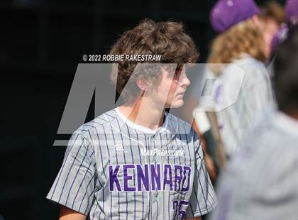 Thumbnail 3 in Nazareth vs. Kennard (UIL 1A Baseball Semifinal) photogallery.