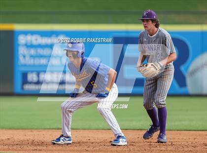 Thumbnail 2 in Nazareth vs. Kennard (UIL 1A Baseball Semifinal) photogallery.