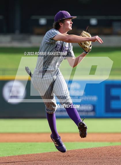 Thumbnail 3 in Nazareth vs. Kennard (UIL 1A Baseball Semifinal) photogallery.