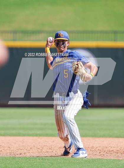 Thumbnail 3 in Nazareth vs. Kennard (UIL 1A Baseball Semifinal) photogallery.