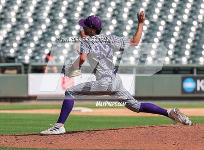 Thumbnail 3 in Nazareth vs. Kennard (UIL 1A Baseball Semifinal) photogallery.