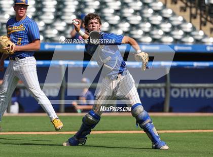 Thumbnail 3 in Nazareth vs. Kennard (UIL 1A Baseball Semifinal) photogallery.