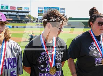 Thumbnail 1 in Nazareth vs. Kennard (UIL 1A Baseball Semifinal) photogallery.