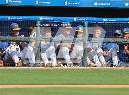 Thumbnail 2 in Nazareth vs. Kennard (UIL 1A Baseball Semifinal) photogallery.